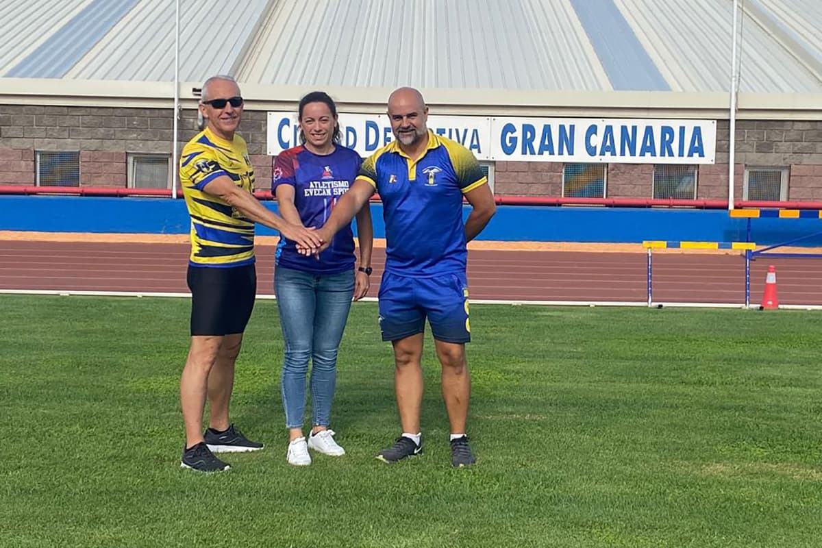 Sara Santiago y Óliver Armas acuerdan la unión del CAI Gran Canaria y el Evecan Sport