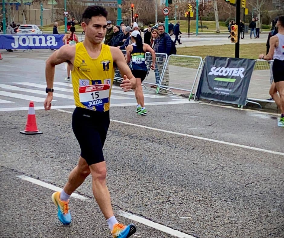 Pablo Pastor, del CAI Gran Canaria, brilla en el Campeonato de España de Marcha con un cuarto puesto Sub23 en Zaragoza