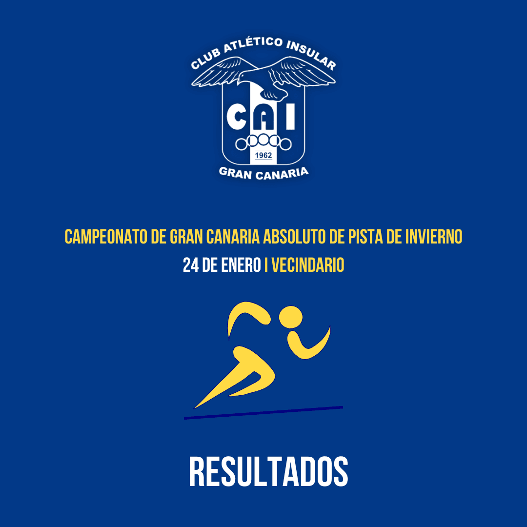 Resultados : Campeonato de Gran Canaria de Pista de Invierno